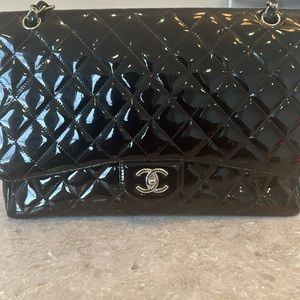 Chanel Patent Leather Flap Bag